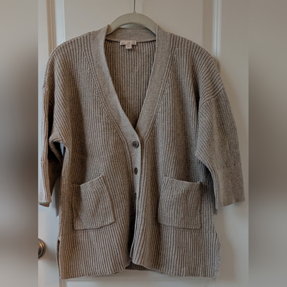 GAP Gray Beige Women's Cardigan Sweater